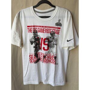 Nike Super Bowl Xlviii Seattle Seahawks Denver Broncos Championship Event T Shir